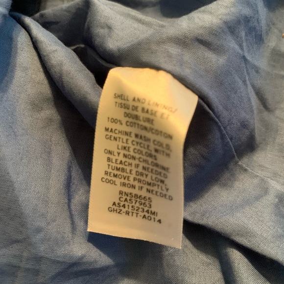 1901 Stripe Pleat Collar Fit & Flare Dress size 4 - Picture 16 of 16